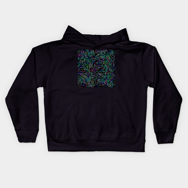 Tentacles Kids Hoodie by Adastumae